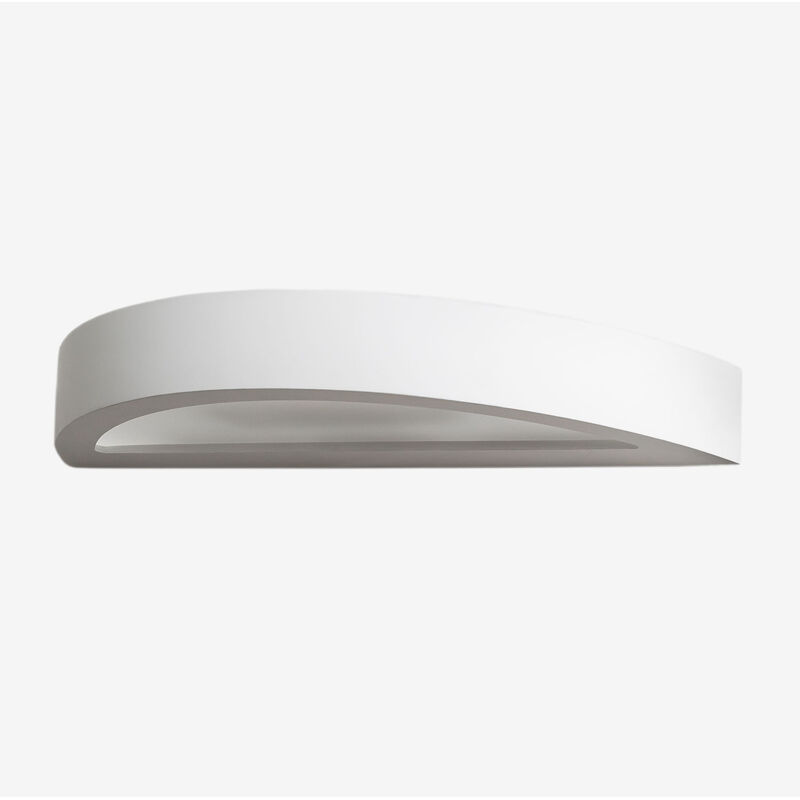 Sklum - Applique murale led en plâtre Bertina Blanc Sklum - Applique murale led en plâtre Bertina Blanc