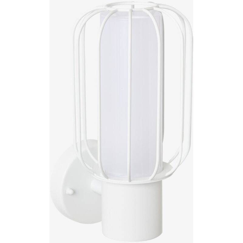 Applique d'extérieur Arveta en acier inoxydable Sklum Blanc