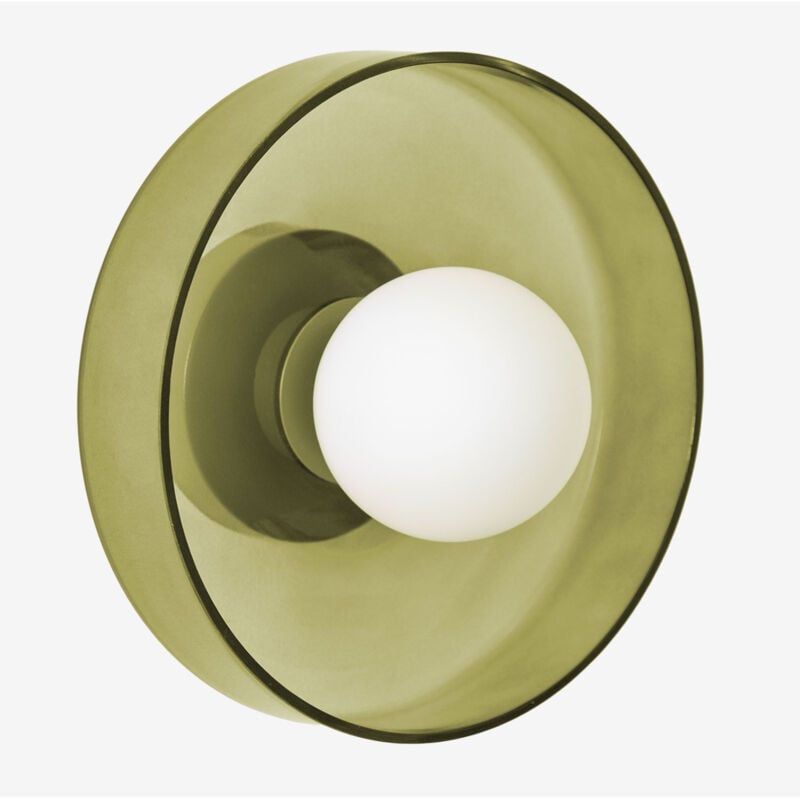 Sklum - Applique murale pour salle de bain Jaxal Vert Cactus Ø25 cm