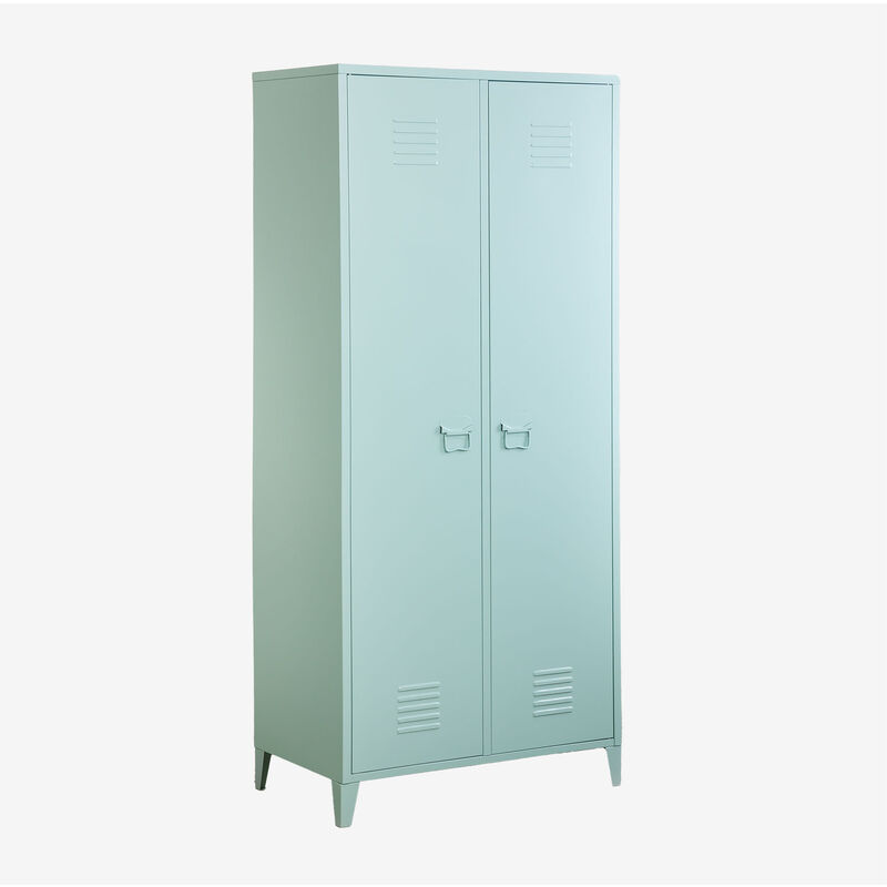 

Armario Taquilla de 2 Puertas en Metal Pohpli SKLUM - Verde Abeto