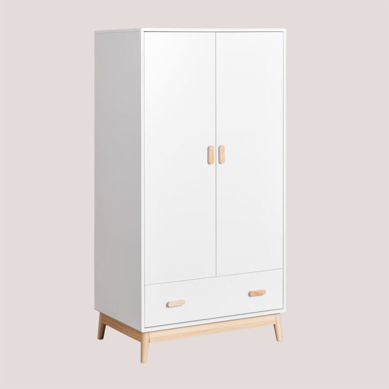 Armoire avec tiroir en mdf Tom Kids Sklum Blanc