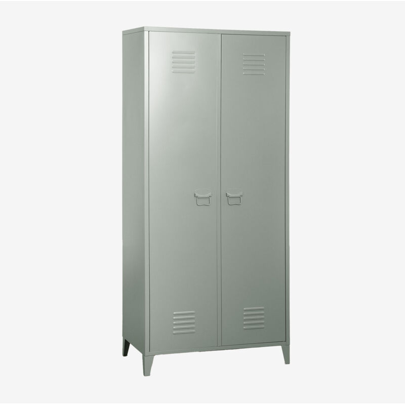 Armoire vestiaire 2 portes en acier Pohpli SKLUM Vert Kaki