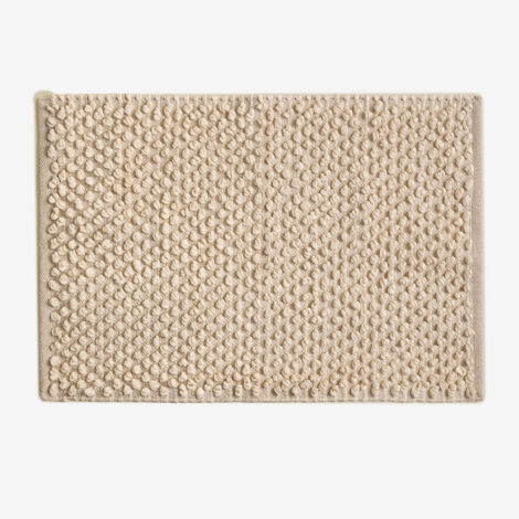 SKLUM Badezimmerteppich (50x80 cm) Niram Beige Leinen