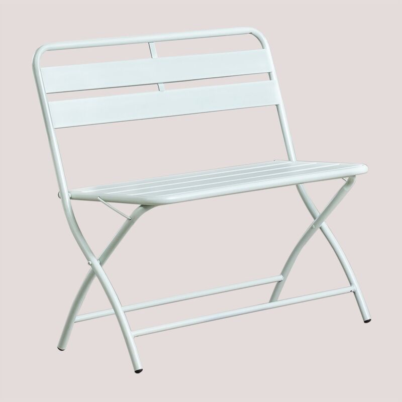 Sklum - Banc de jardin pliant Janti Iceberg