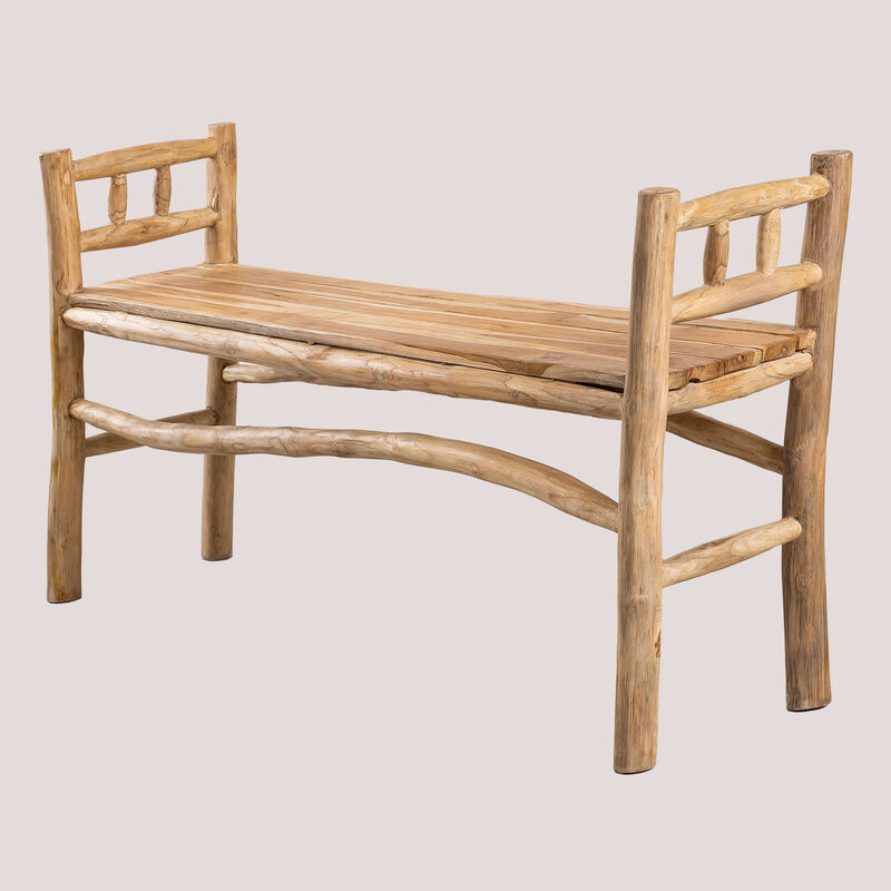 

Banco de Jardín en Madera Narel Marrón Madera Natural - Sklum