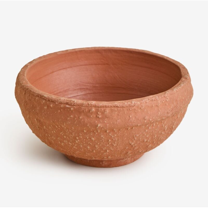 Sklum - Bol décoratif en terre cuite Agnon Rouge Sienna Ø22,5 cm