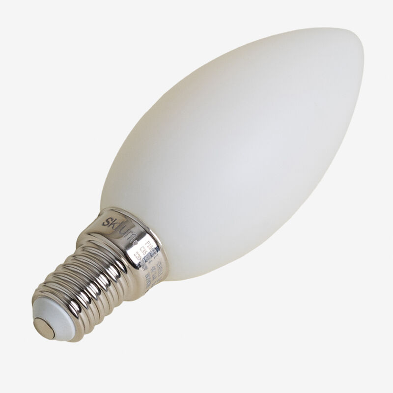 Bombilla LED E14 C35 6W Opal SKLUM