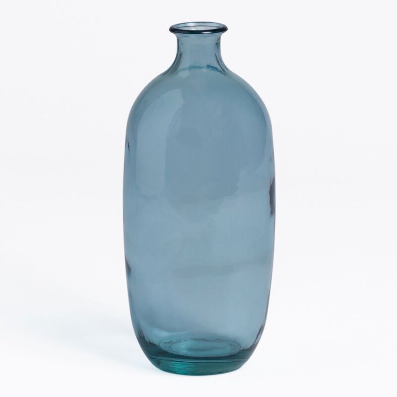 Sklum – Bouteille en verre recyclé 29,5cm – Accessoire de table vintage – Impact environnemental réduit – Pour compositions lumineuses