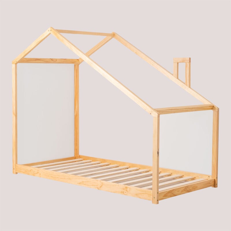 

Cama de Madera para Colchón 90 cm Abbin Kids Madera Natural - Sklum