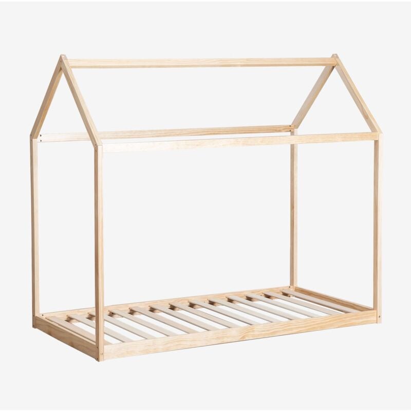 

Cama de Madera para Colchón 90 cm Obbit Kids Madera Natural - Sklum