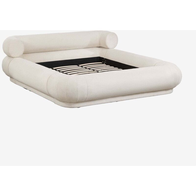 Cama en tela bouclé Bernaste SKLUM 160 x 200 cm Cama en tela bouclé Bernaste SKLUM 160 x 200 cm