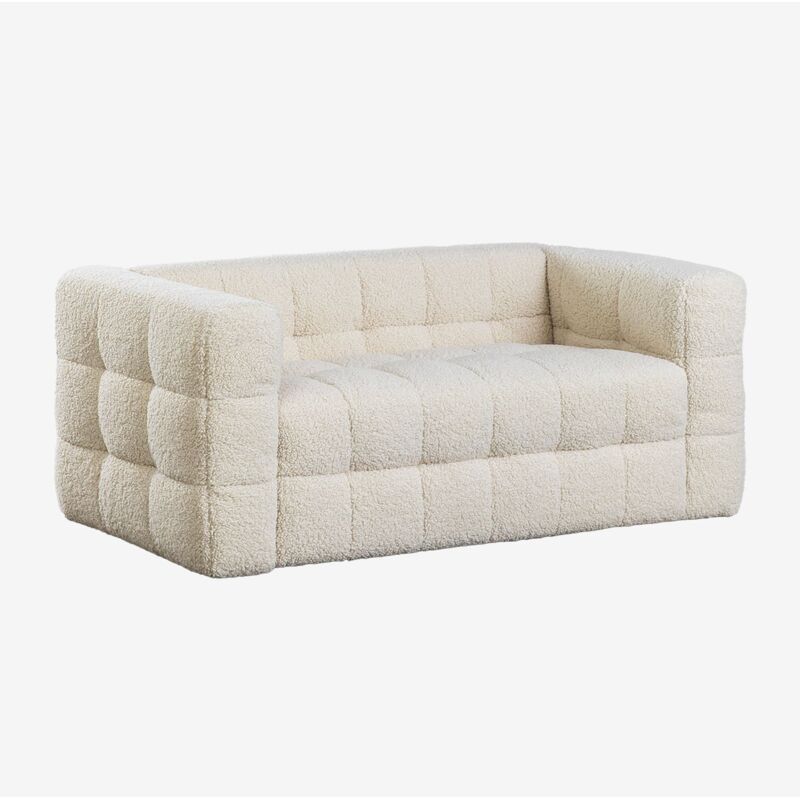 Sklum - Sofa en tissu bouclette Harriet
