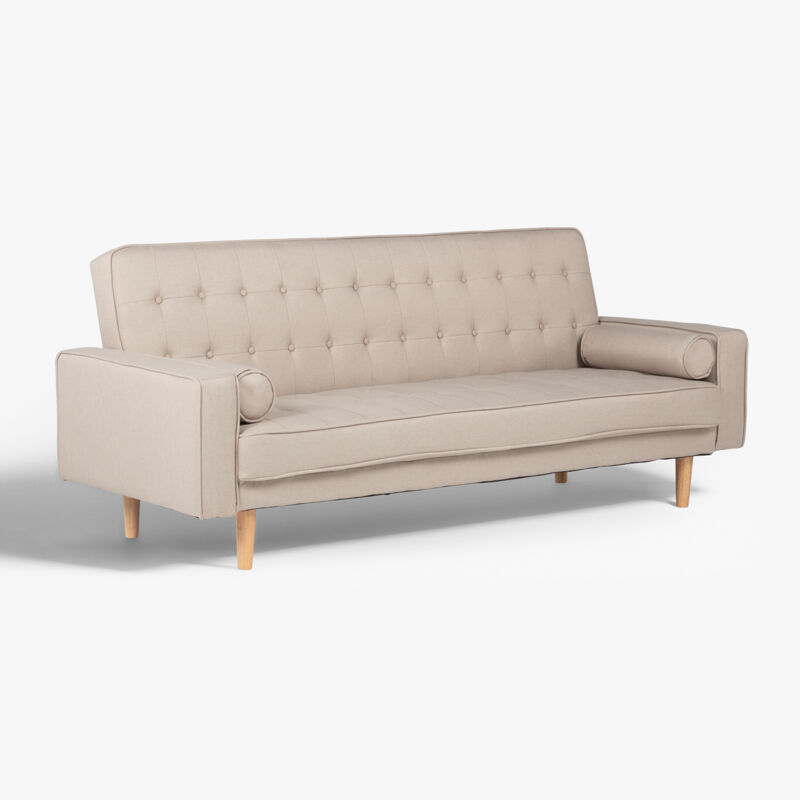 Canapé lit 3 places Brion SKLUM Beige Crème