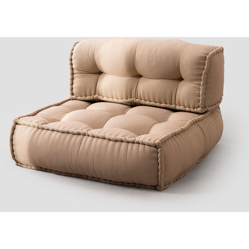 Sklum - Canapé Modulable en Coton Yebel Brun Blé