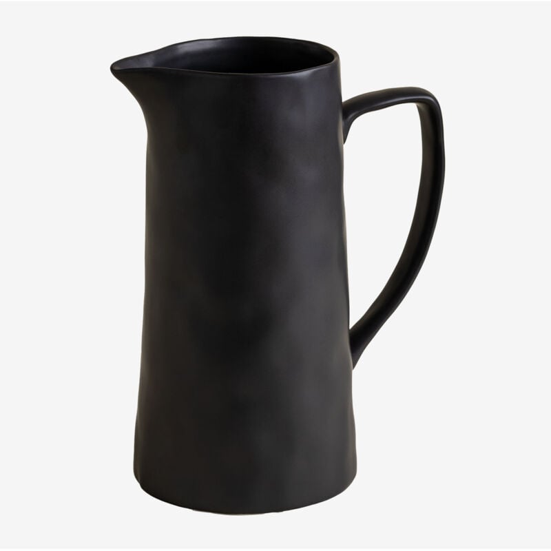 Pichet en grès 1,8 l Belvere Sklum Noir