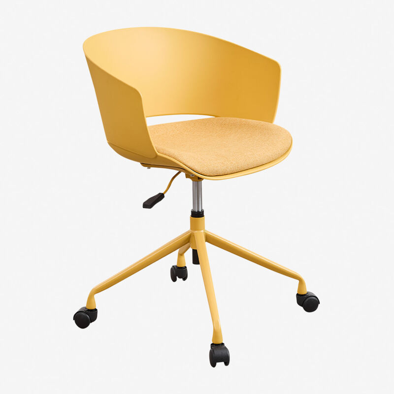 Chaise de bureau à roulettes Morgana Sklum Jaune Albero