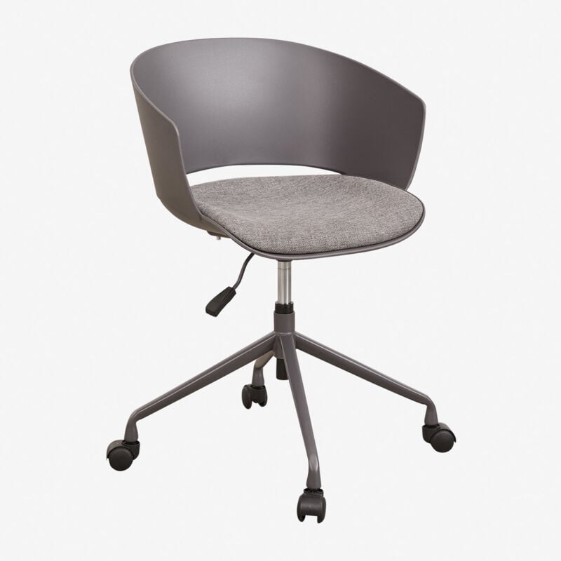 Chaise de bureau à roulettes Morgana SKLUM Gris Anthracite