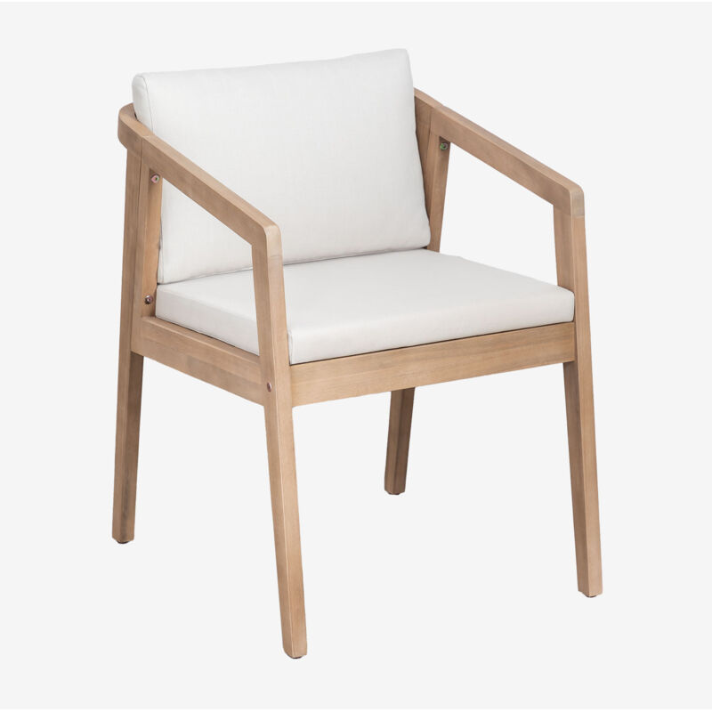 Chaise de jardin en bois d'acacia Kaela Sklum