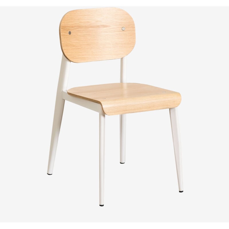 Sklum - Chaise de salle à manger And Blanc Gardenia