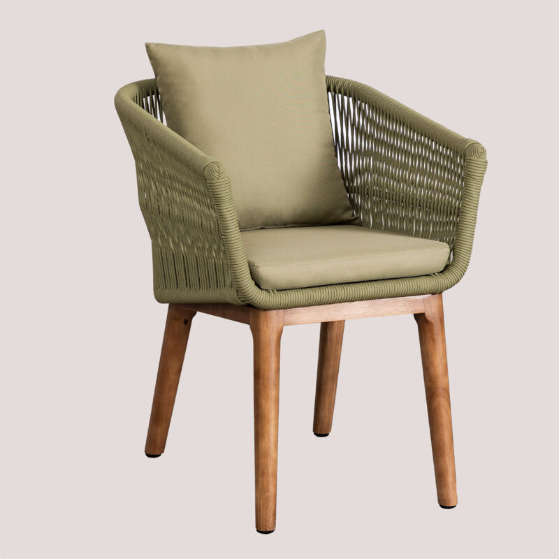 Sklum - Chaise de salle à manger Barker Vert Bambou