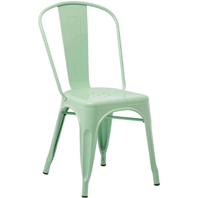 Chaise de salle à manger empilable Lix SKLUM Vert Menthe