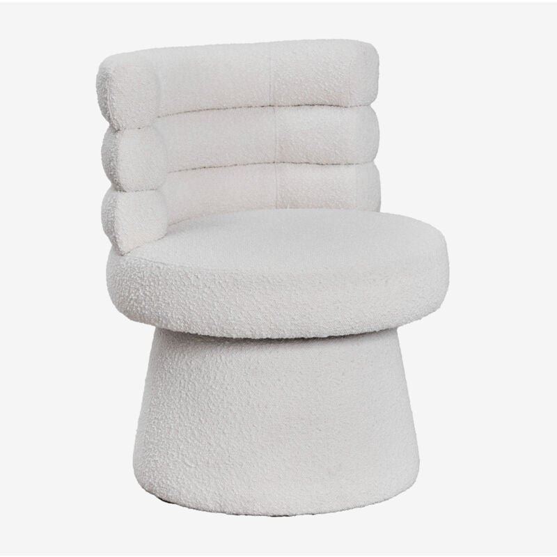 Sklum - Chaise de salle à manger pivotante rembourrée Protea