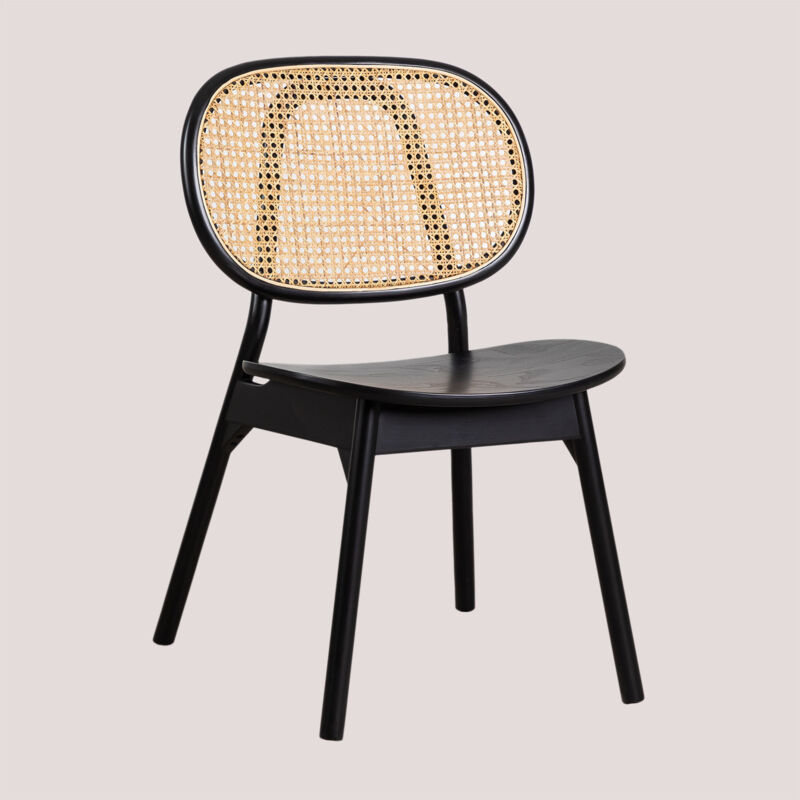 Sklum - Chaise de salle à manger en bois de hêtre africain