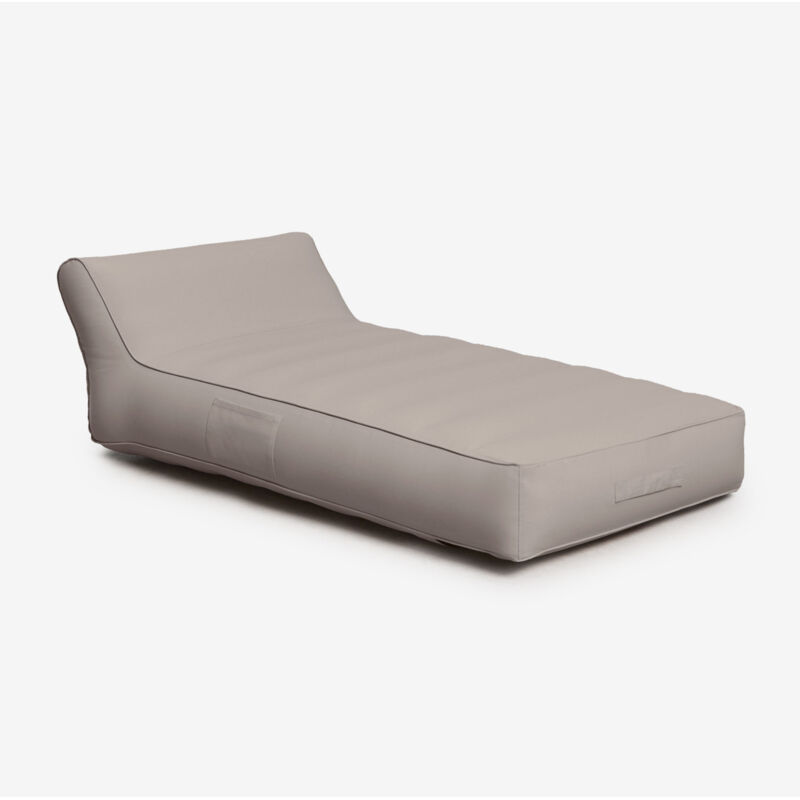 Chaise longue gonflable Palawan SKLUM Moka Brown