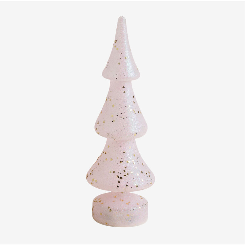 Image of Sklum - Confezione da 2 ornamenti natalizi Rubby Zucchero Filato Rosa - Zucchero Filato Rosa Ø10 cm