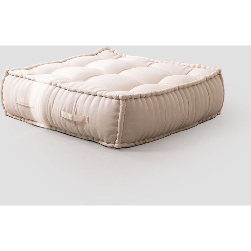 Sklum - Coussin pour Canapé Modulable en Coton Yebel Beige Crème