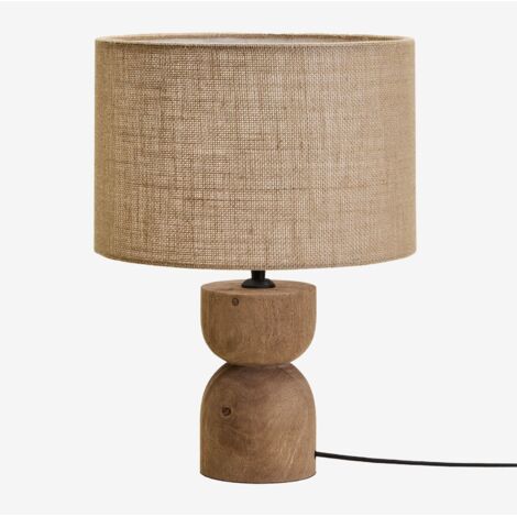 SKLUM Diniz Tischlampe aus Mangoholz  ↑15 cm                                 