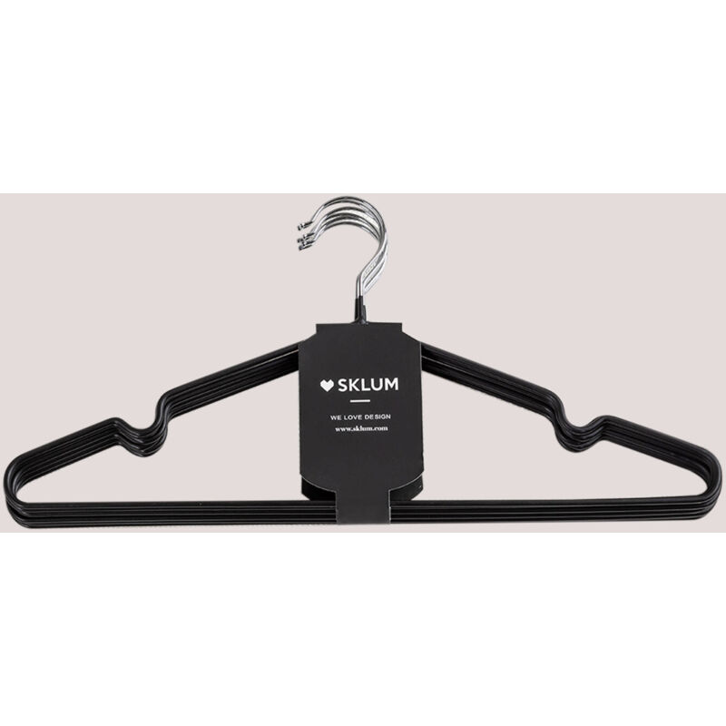 Sklum - lot de 6 cintres Anttal Noir