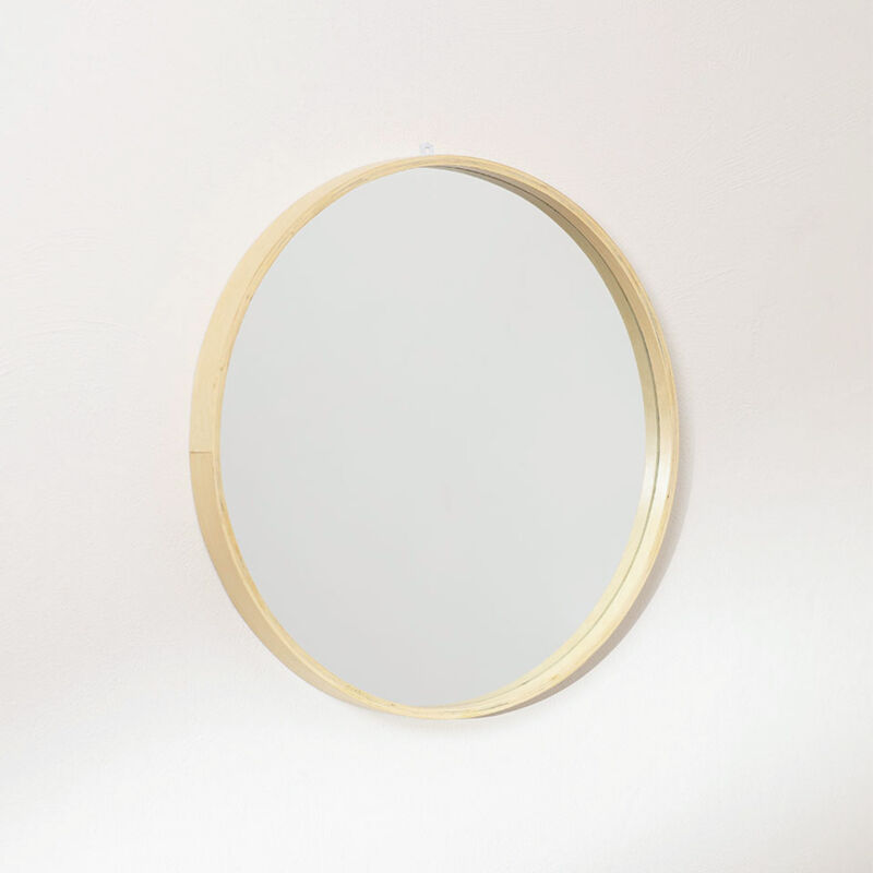 

Espejo de Pared Redondo en Madera Yiro SKLUM - Ø50 cm