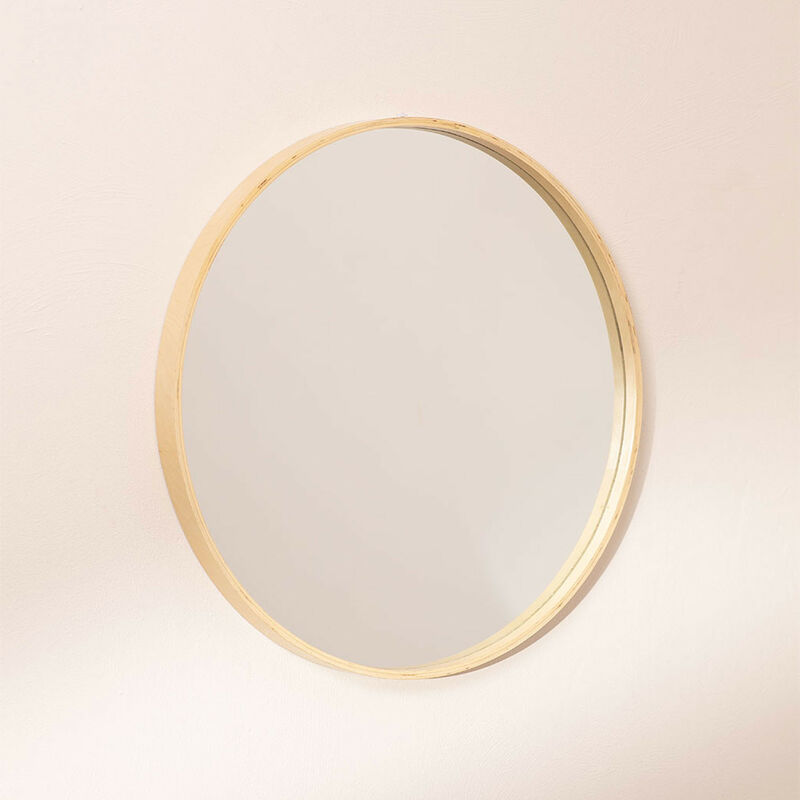 

Espejo de Pared Redondo en Madera Yiro SKLUM - Ø60 cm