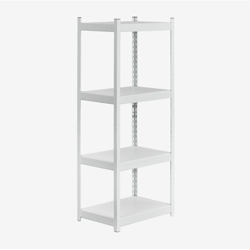 Tagère avec 4 étagères en acier (150x60 cm) Crenzi Sklum Blanc