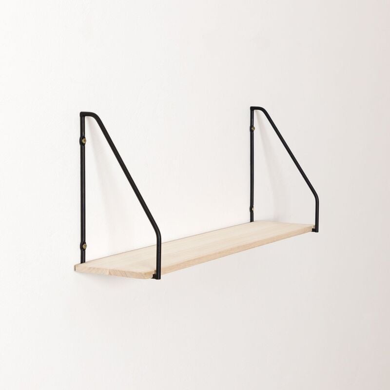 Étagères murales en bois et acier Arison SKLUM