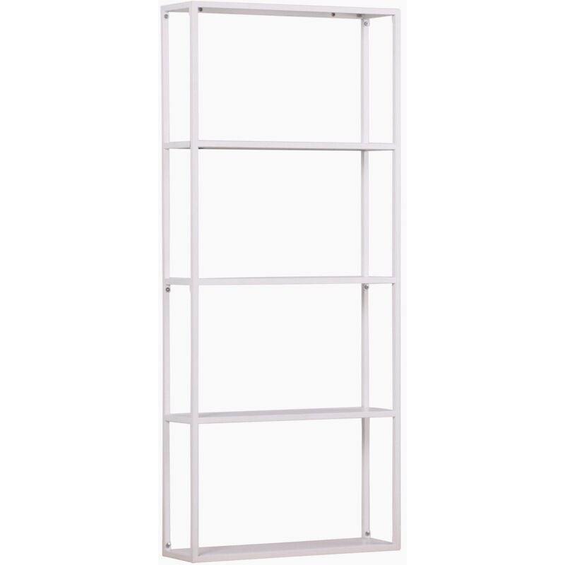 Sklum - Etagère murale modulable en acier (60 cm) Thura Blanc Gardenia