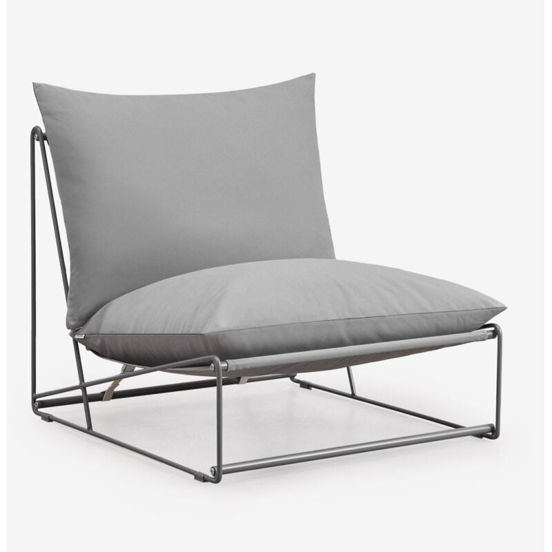 Sklum - Fauteuil de jardin Amaro Gris