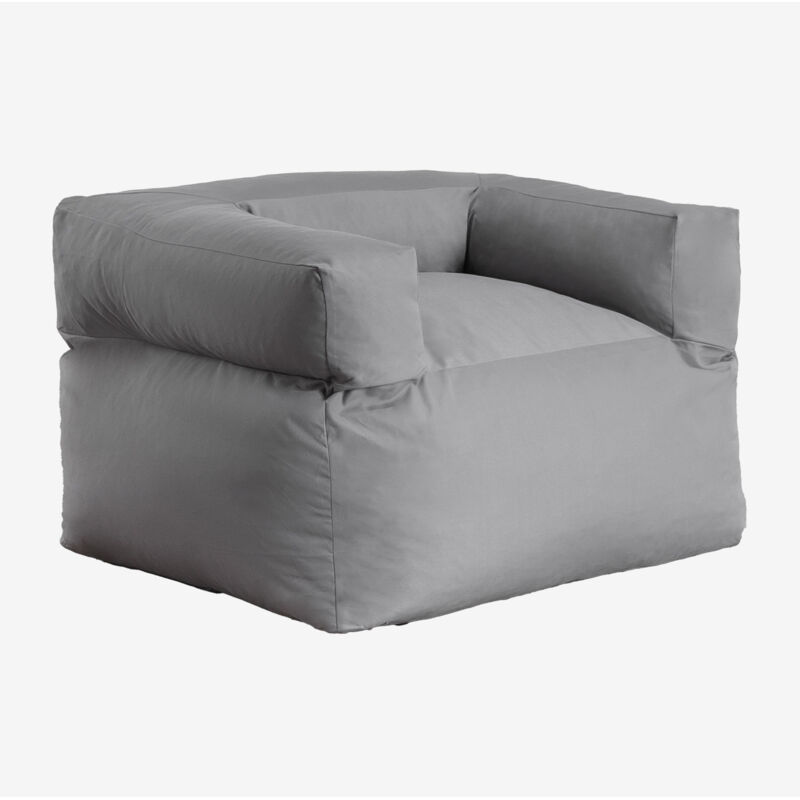 Sklum - Fauteuil de jardin Darmian Gris Armée