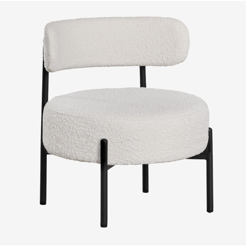 Fauteuil en tissu bouclé Anisa SKLUM
