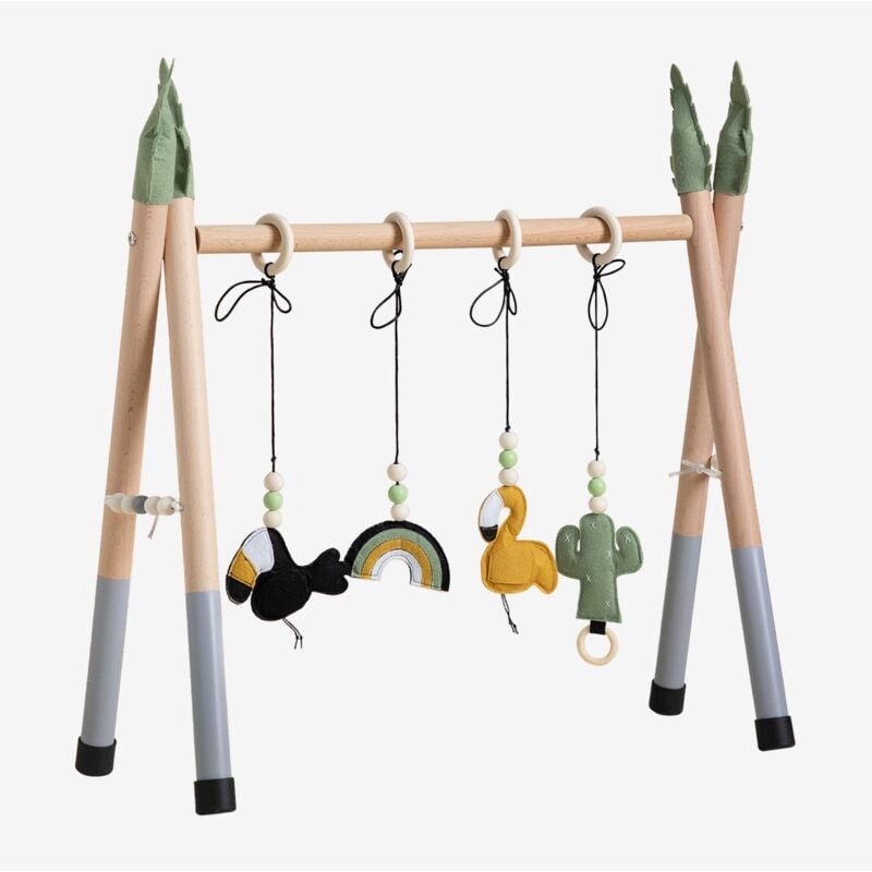 

Gimnasio de Madera Zasari Kids Multicolor Fresh - Sklum