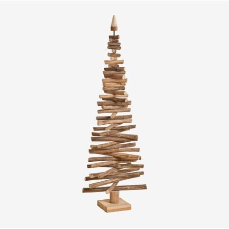 SKLUM Jingle Weihnachtsbaum aus Teakholz Braun Dark ↑150 cm