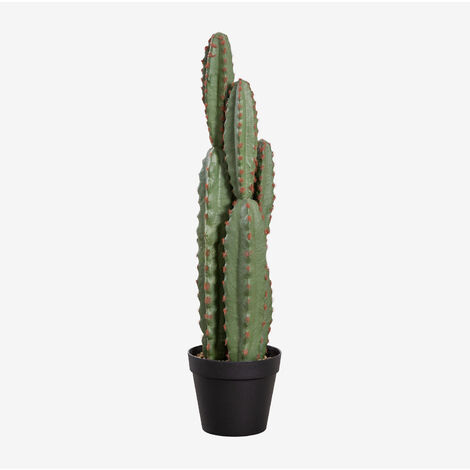 Künstlicher Kaktus Deko Säulenkaktus im Topf Zimmerpflanze