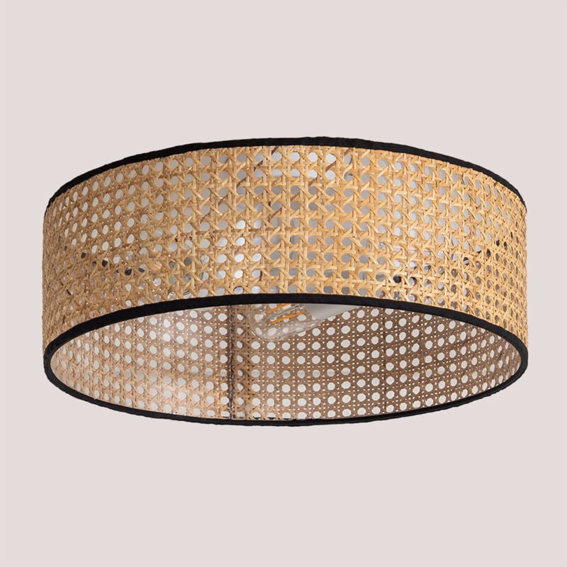 Lampada da Soffitto in Rattan Luxio natural