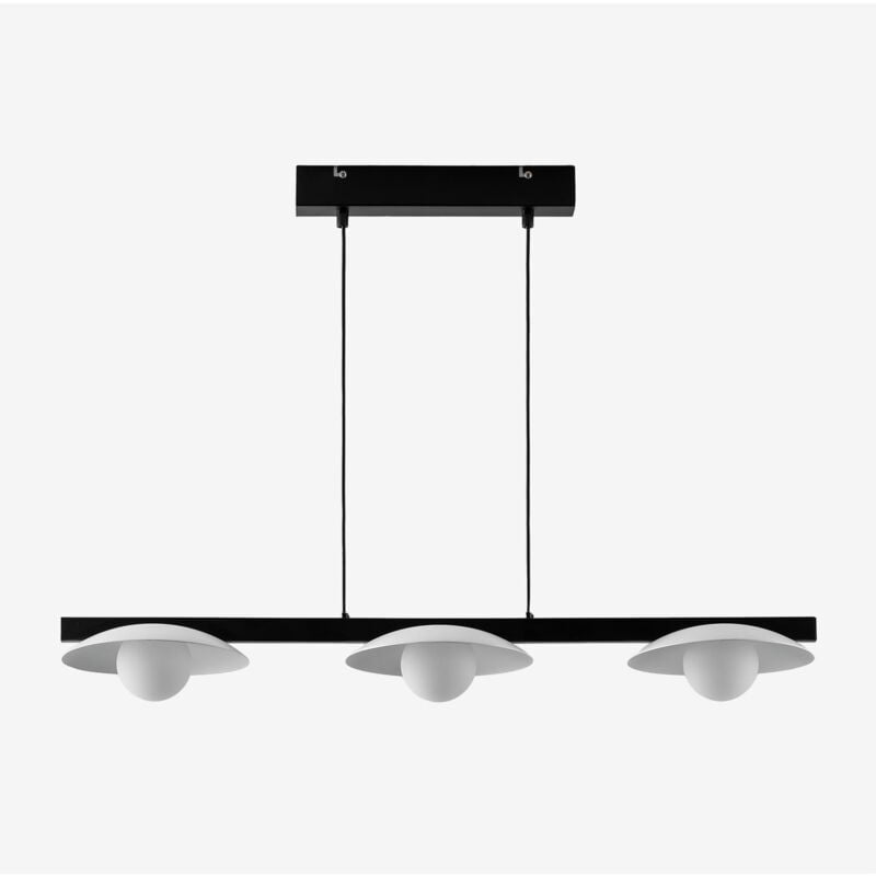 Lampada da soffitto led Kolbeiny Nero - Sklum