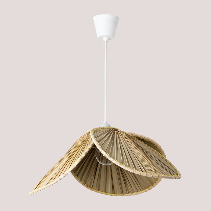 Image of Lampada da soffitto per esterni in bambù (Ø53 cm) Kilda natural - natural Ø53 cm - Sklum