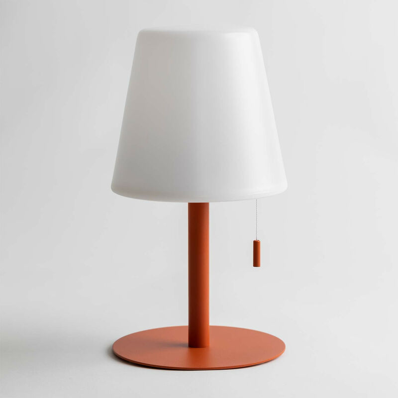 Lampada da tavolo a led senza fili Orroli Rosso