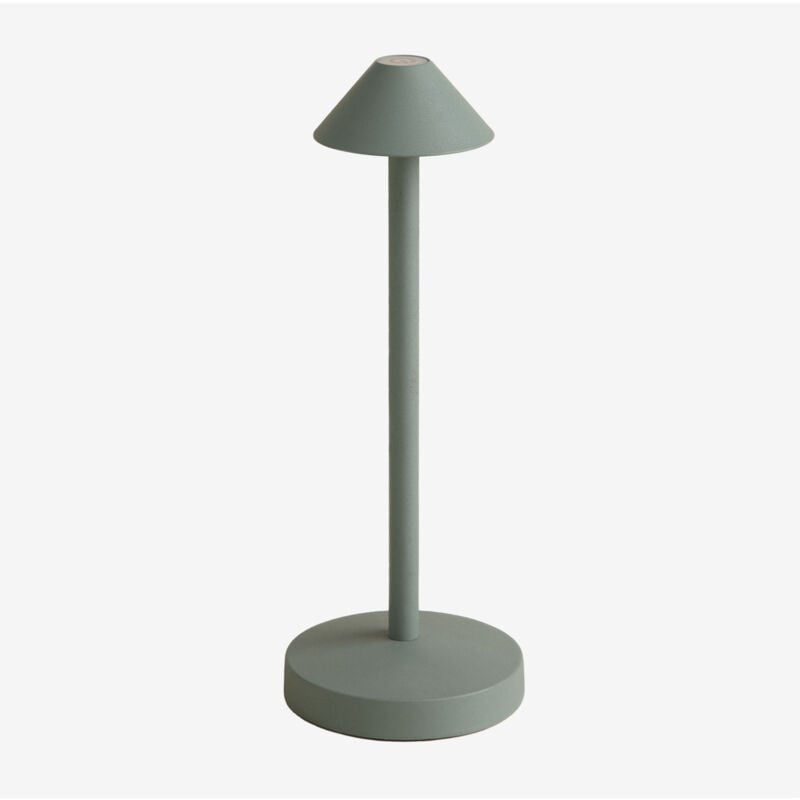 Image of Lampada da tavolo da esterno led senza fili Emilija Celadon - Sklum