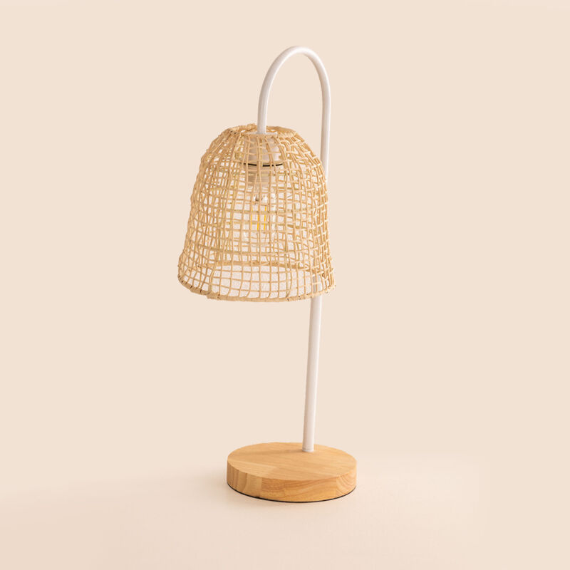 Lampada da tavolo Gavia Bianco - Bianco - Sklum