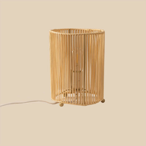 SKLUM Lampada da tavolo in bambù Khumo NATURAL Bambù- Hierro - NATURAL
